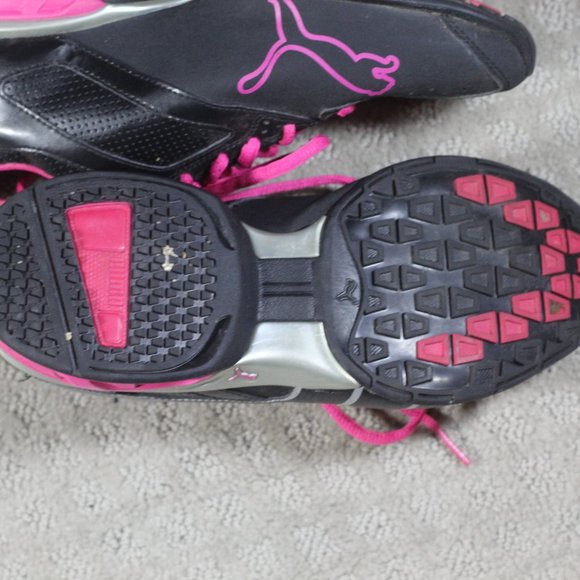 Puma Size 7 Black and Pink Running Shoes - NWOT - Picture 6 of 6
